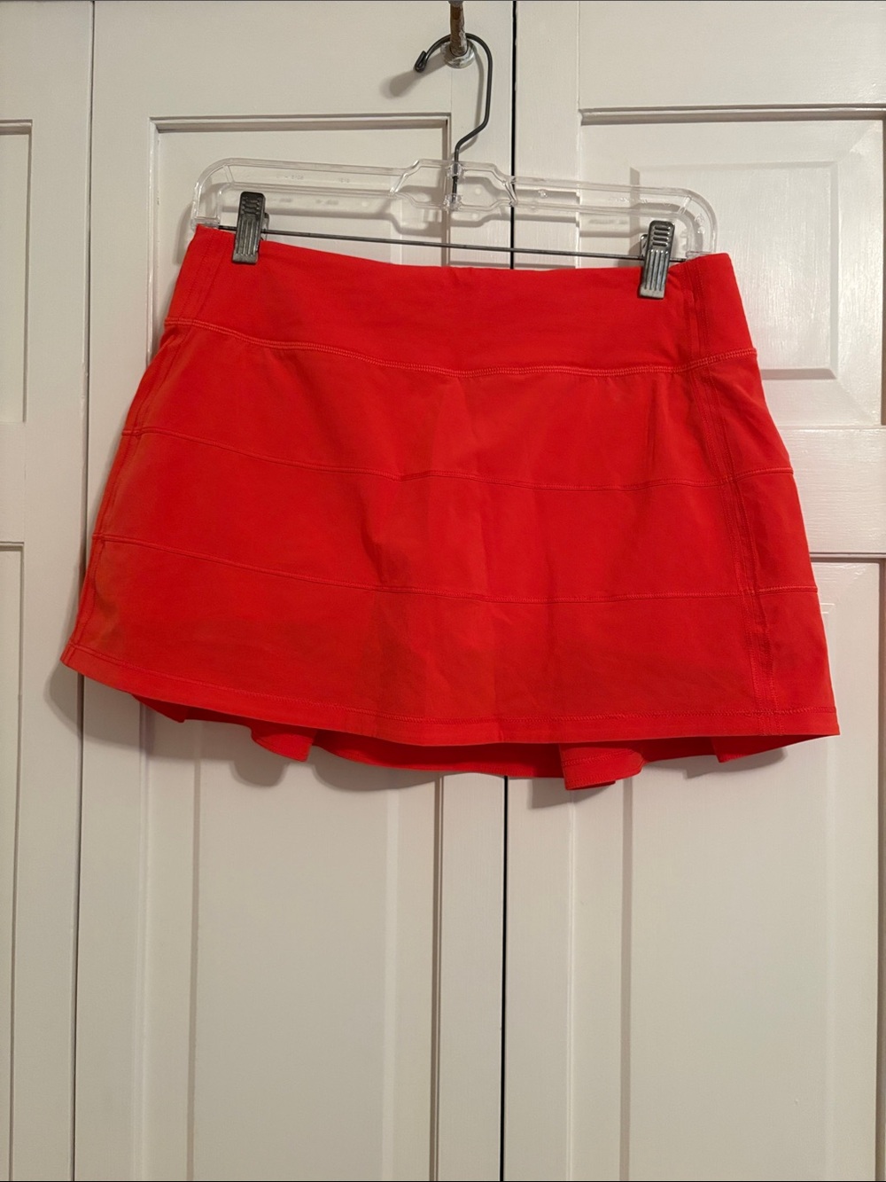 lululemon athletica Orange Athletic Skort size 6